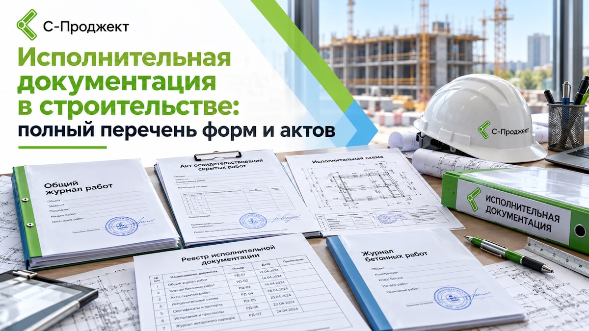 Исполнительная документация в строительстве: полный перечень форм и актов
